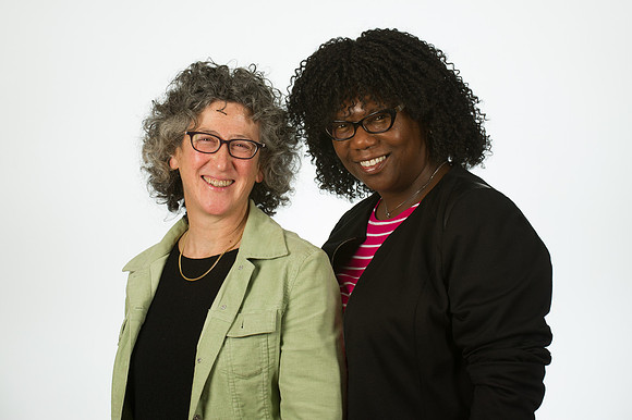 Claire Lazarus and Femi Otitoju