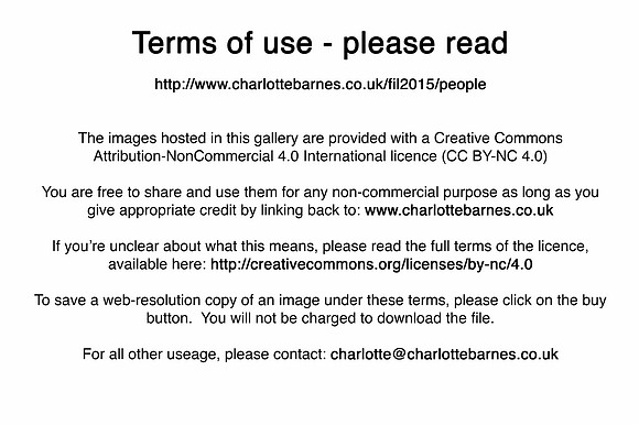 Terms of use - please read