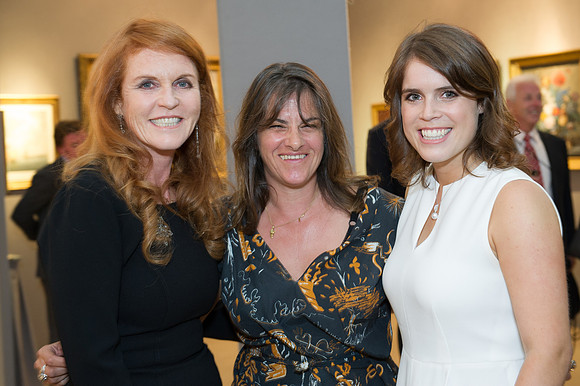Sarah, Duchess of York, Tracey Emin and Princess Eugenie of York